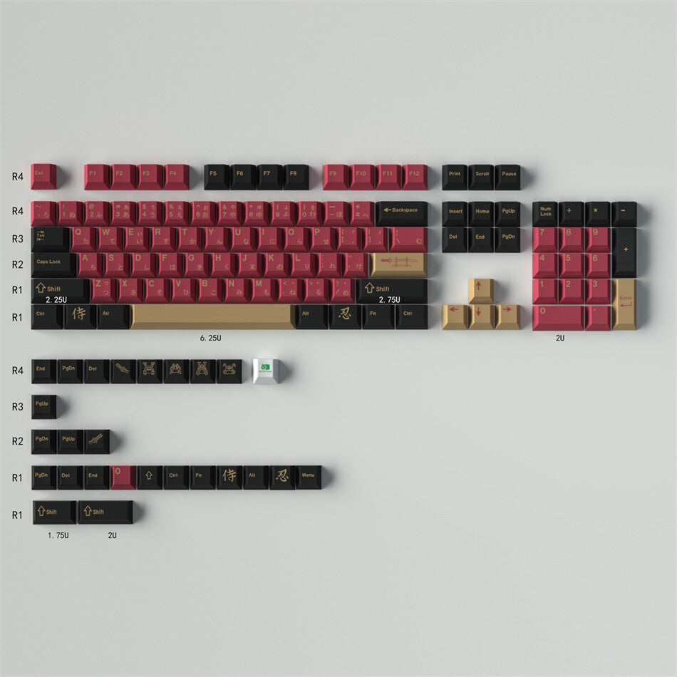 New Samurai Red GMK KEYCAPS