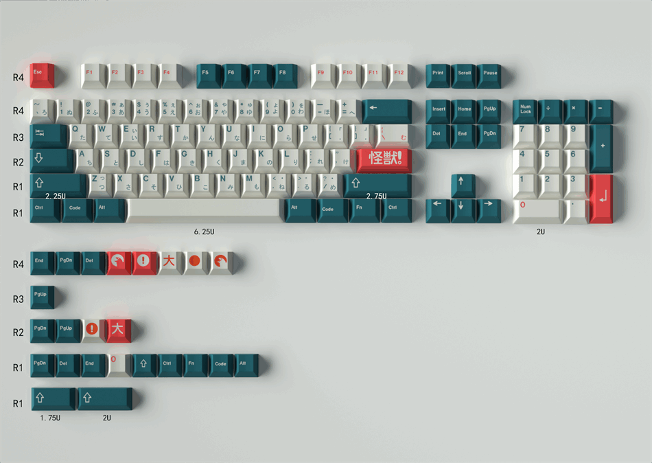 Kaiju GMK KEYCAPS