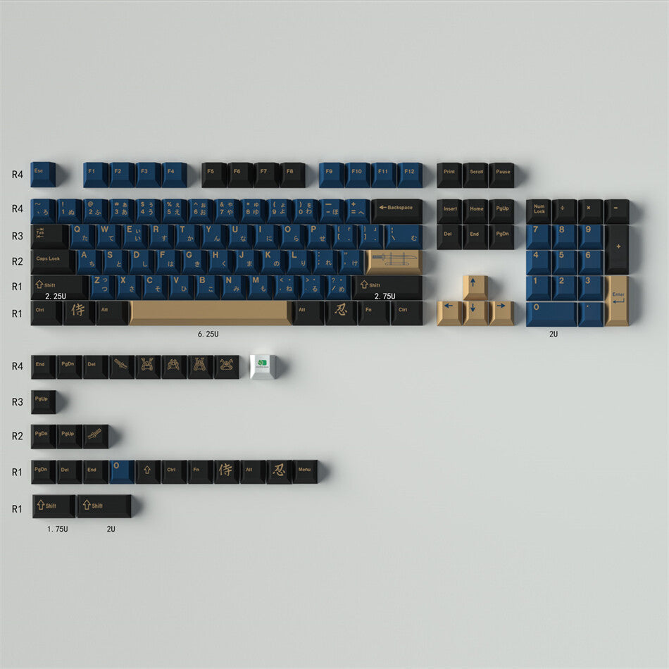 New Samurai Blue GMK KEYCAPS