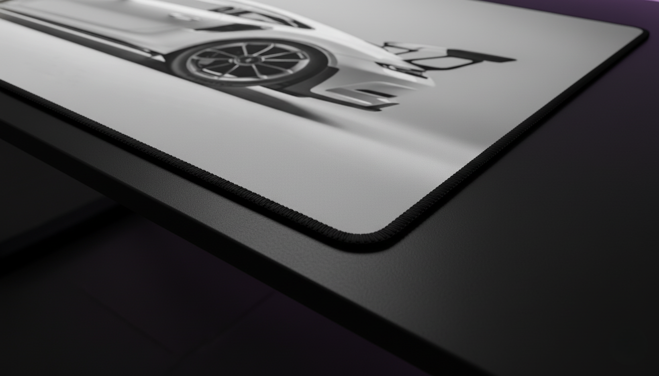 Porshe 911 White Deskmat (XL)