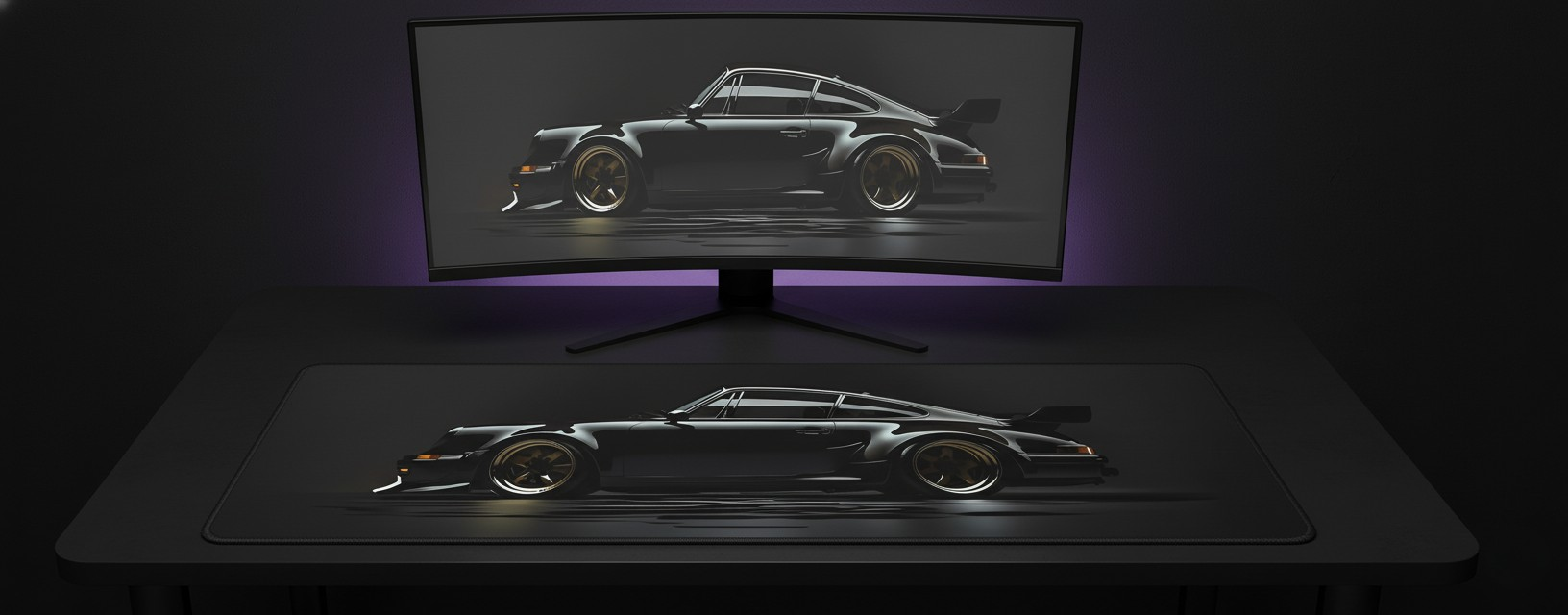 Midnight Turbo 911 Deskmat (XL)