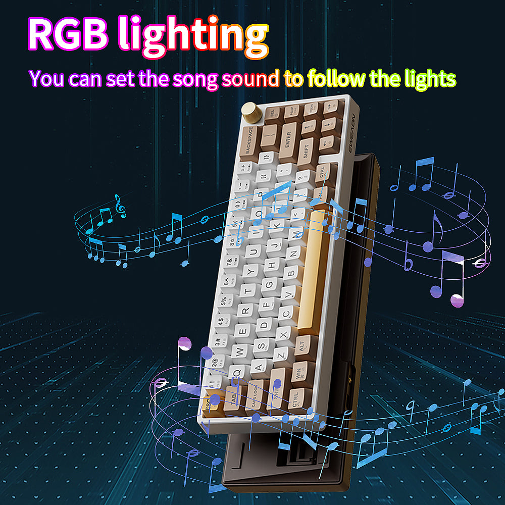FEKER IK65 Mechanical Keyboard RGB 3 Mode Wireless