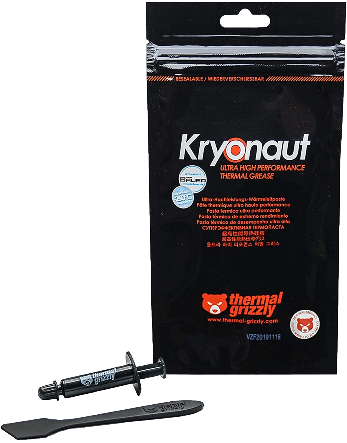 Thermal Grizzly Kryonaut Thermal Grease Paste - 1.0 Gram