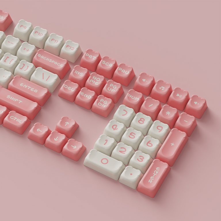 Akko Sakura Bear Keycap Set (122-key)