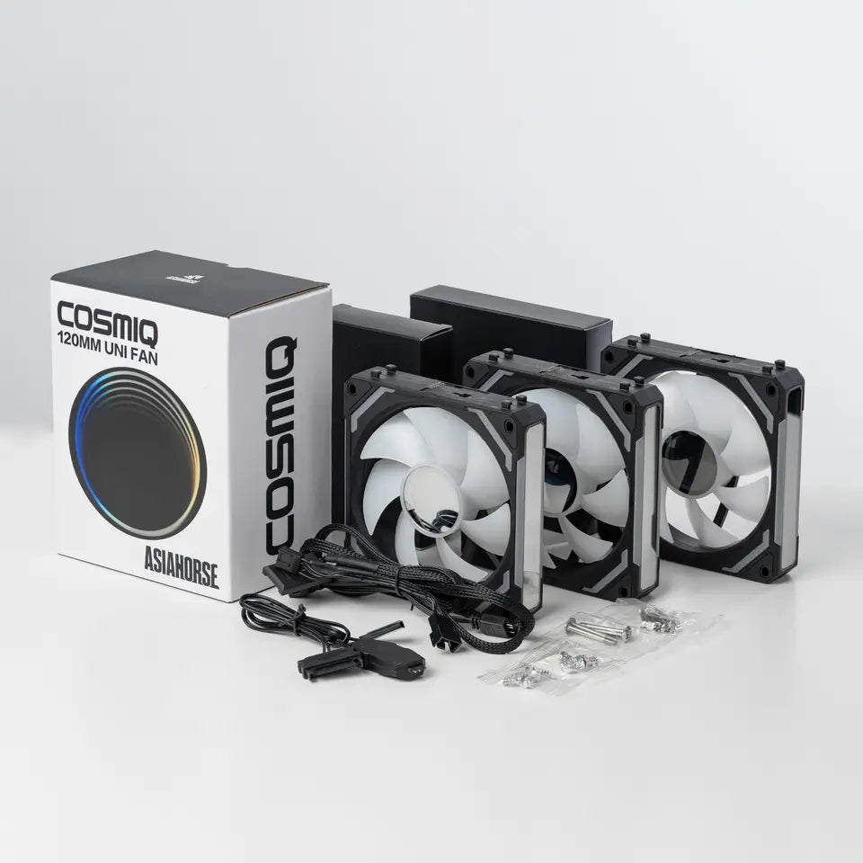 COSMIQ 120MM UNI FAN ASIAHORSE (3 Pack)