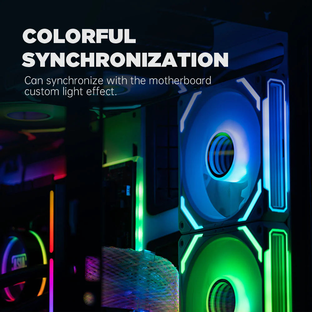 COSMIQ 120MM UNI FAN ASIAHORSE (3 Pack)