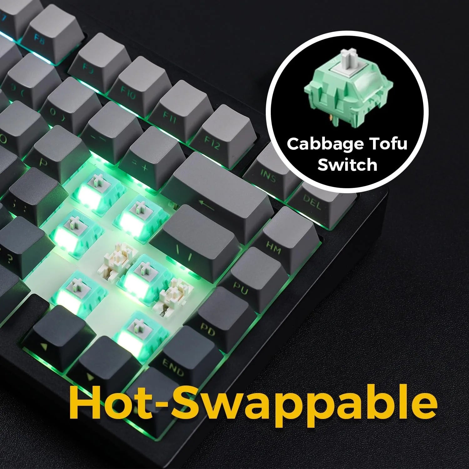 MCHOSE G75 Pro Tri-mode Gasket Structure Gaming Mechanical Keyboard