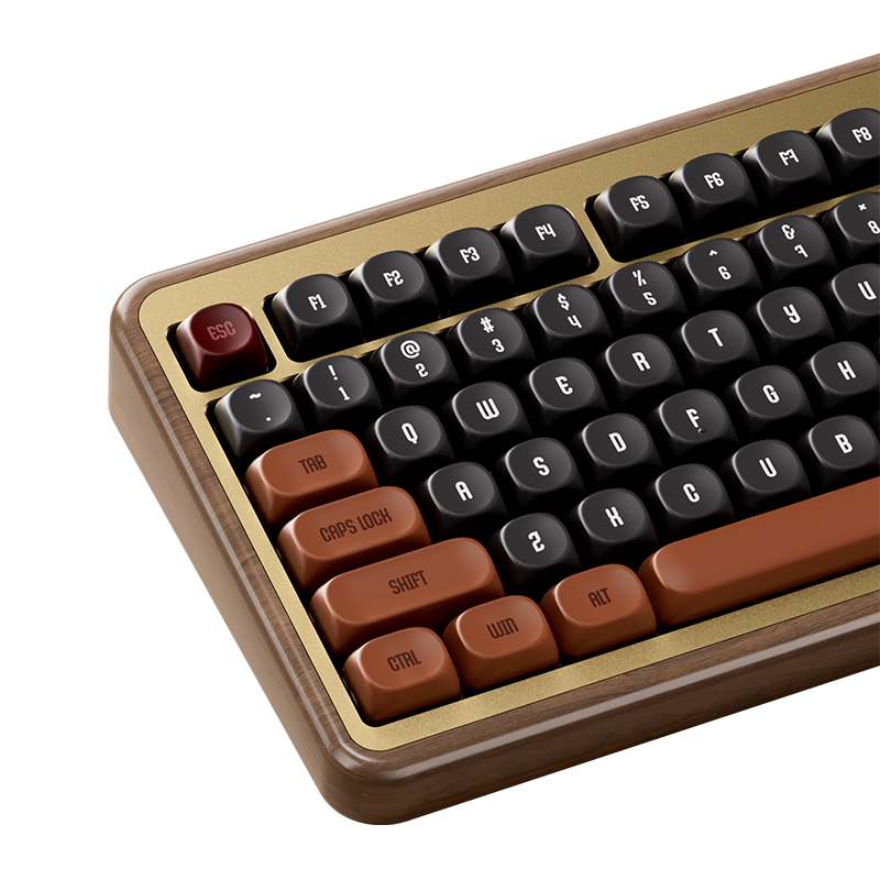 Akko MU02 Walnut Case Mechanical Keyboard