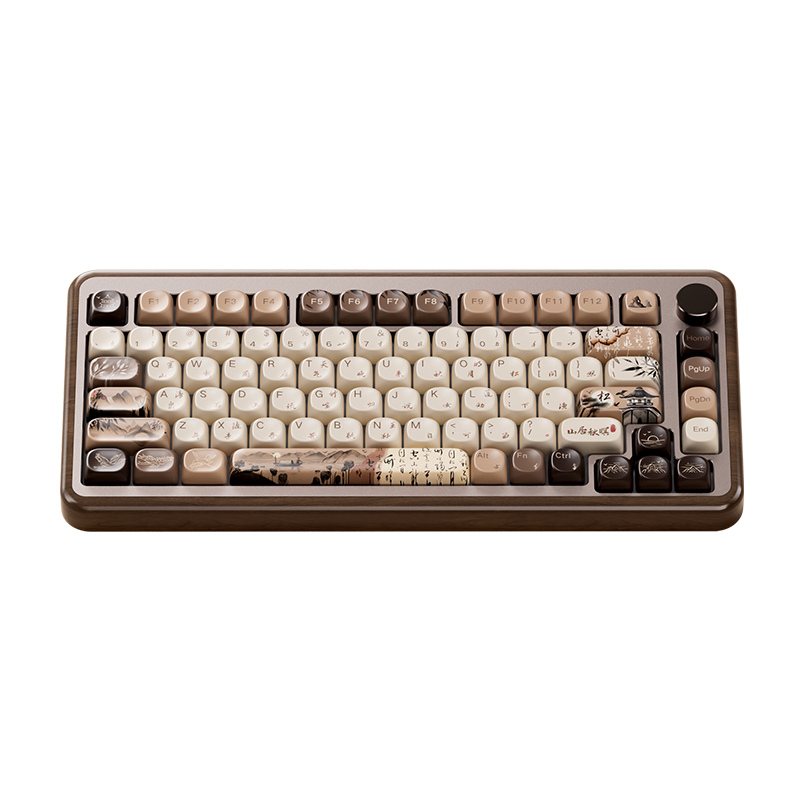 Akko MU02 Walnut Case Mechanical Keyboard
