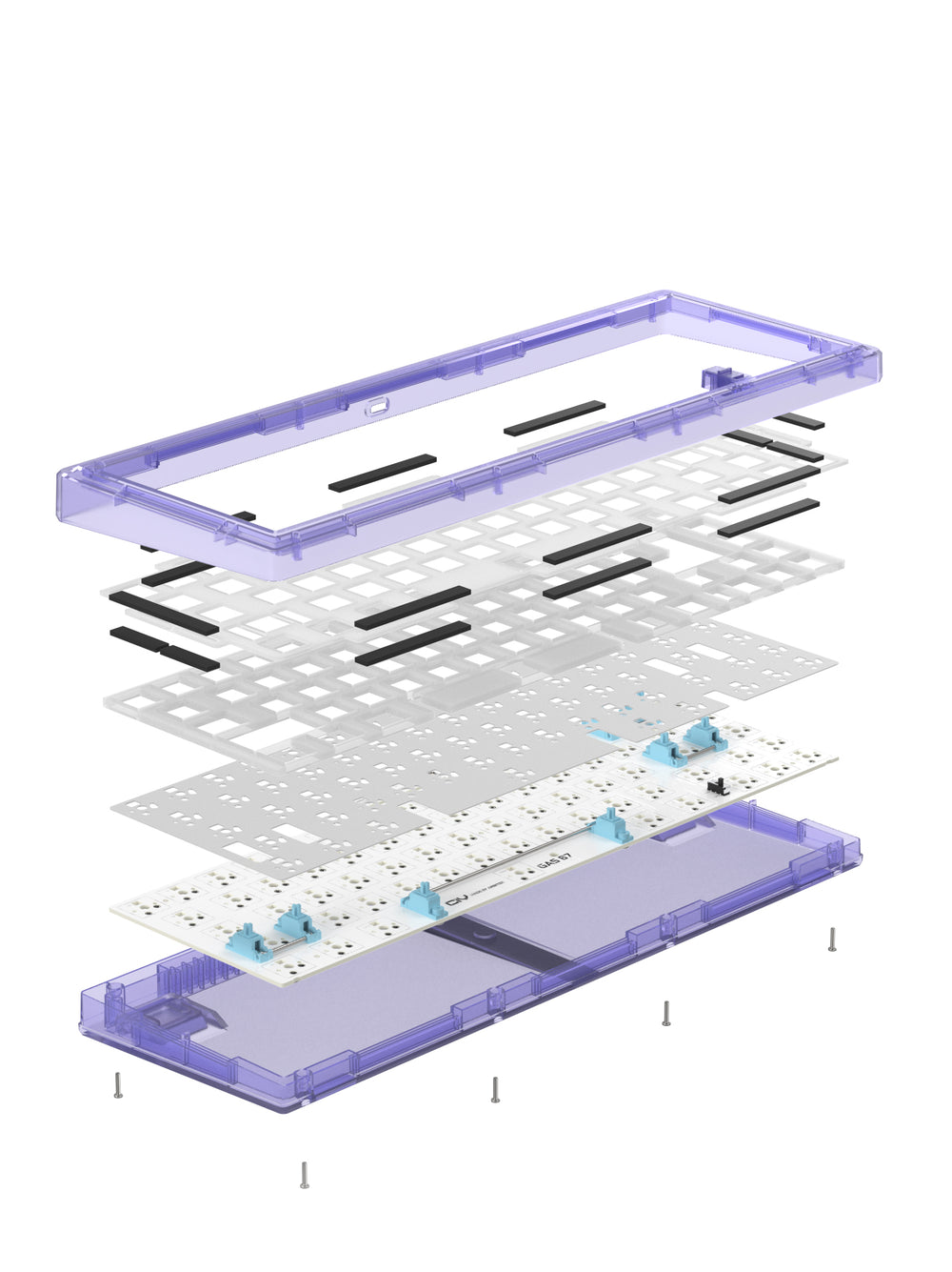 CIY GAS 67 Wireless Gasket Keyboard Kit