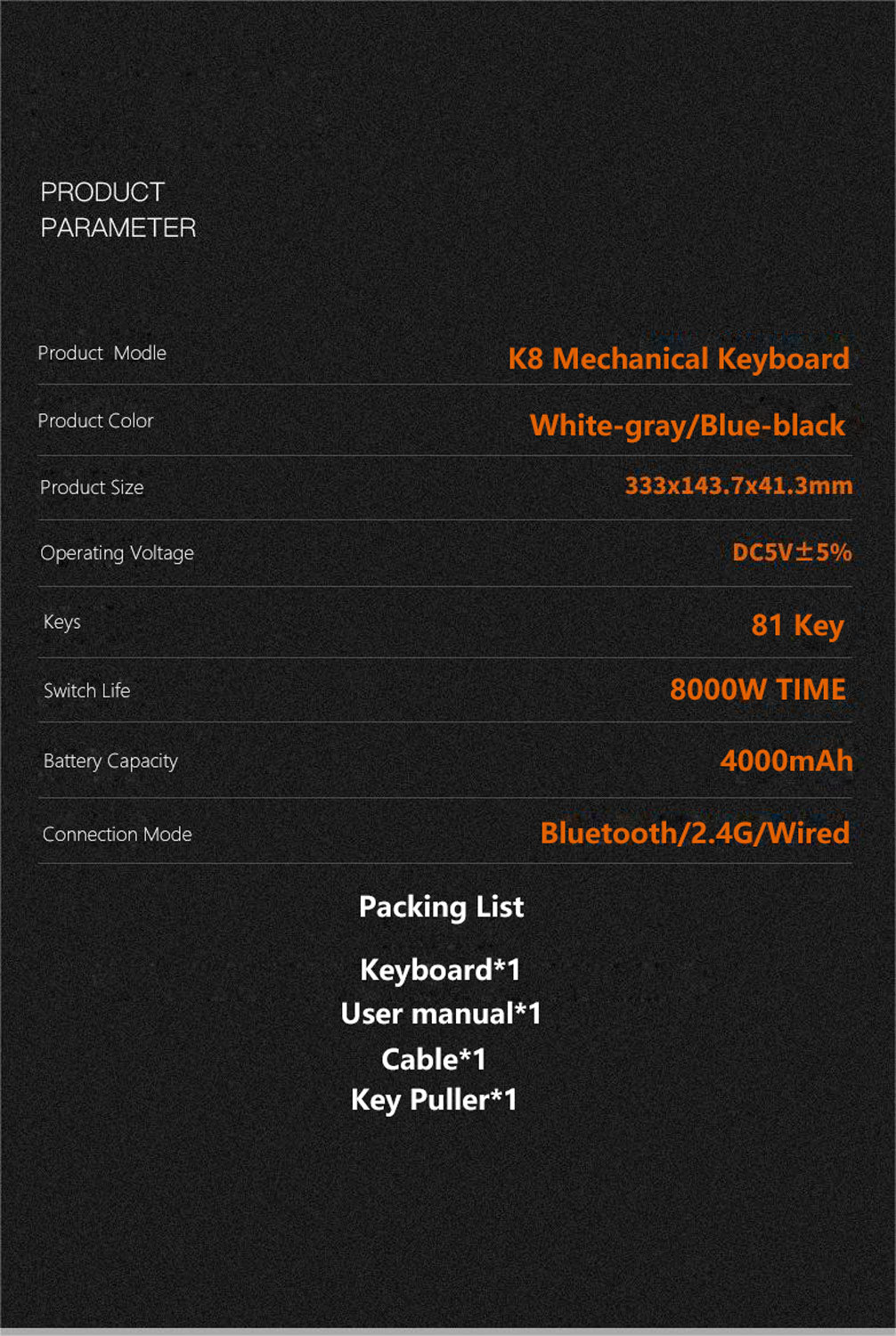 Darmoshark K8
