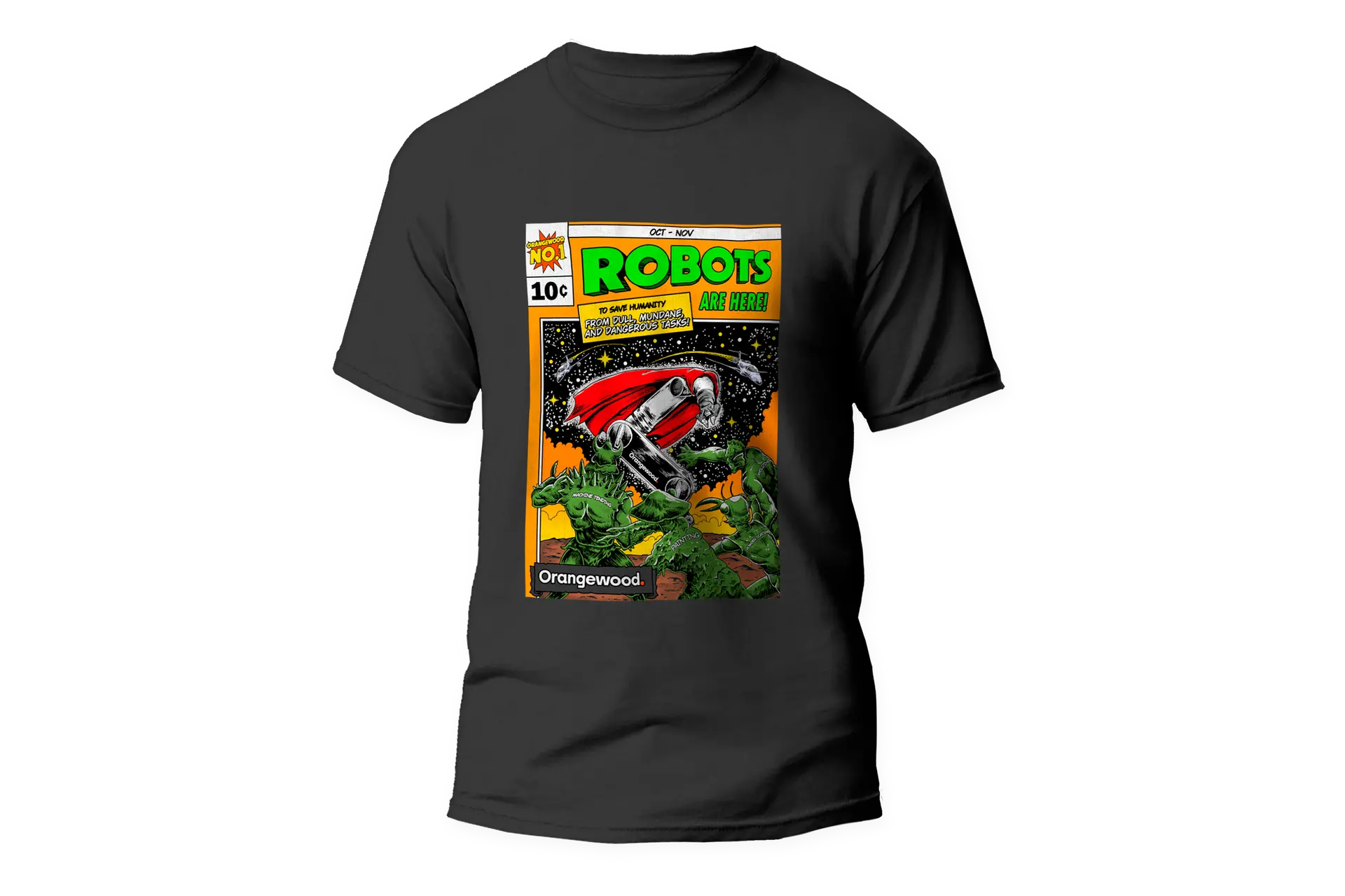 Robots are Here Graphic T-Shirt