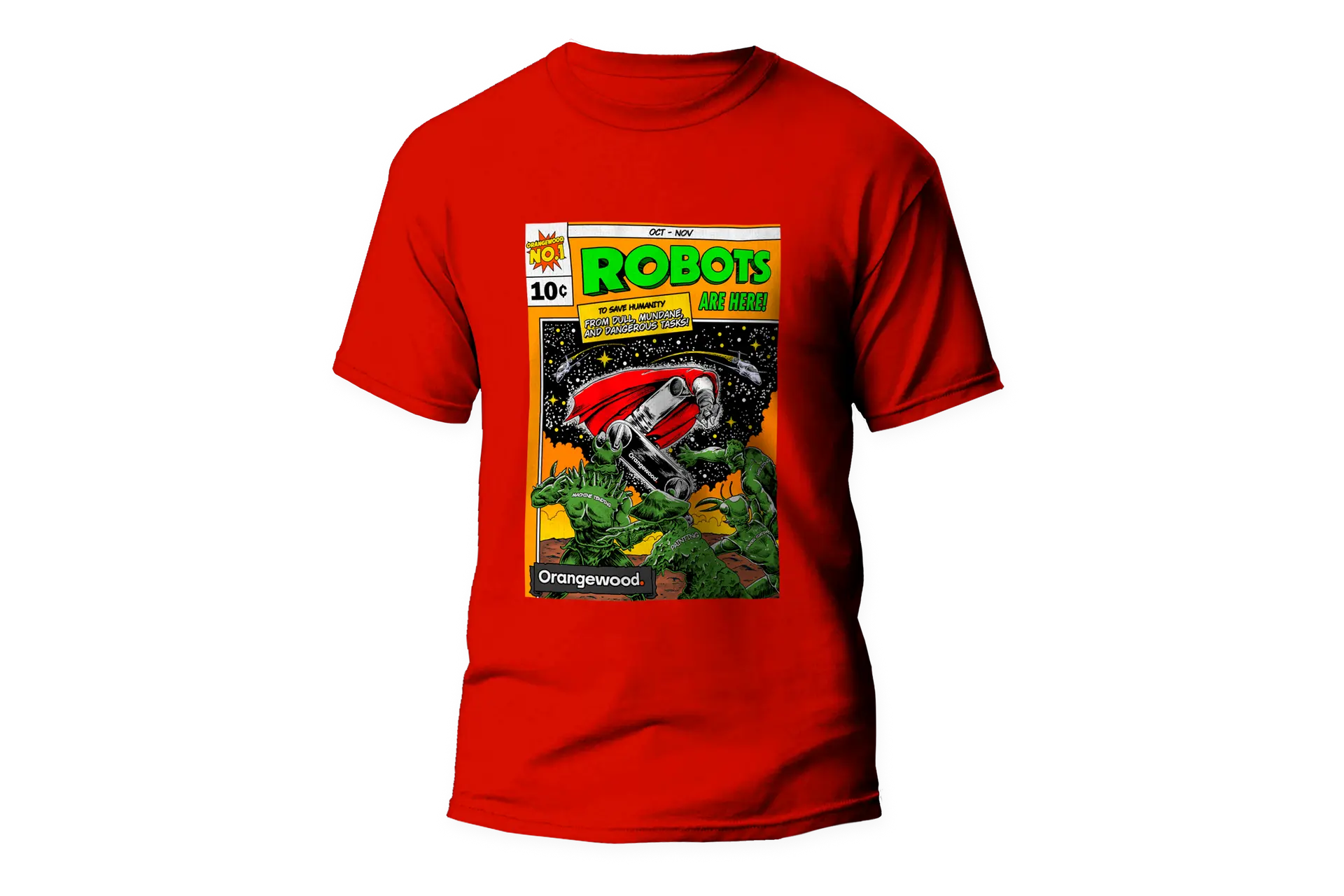 Robots are Here Graphic T-Shirt