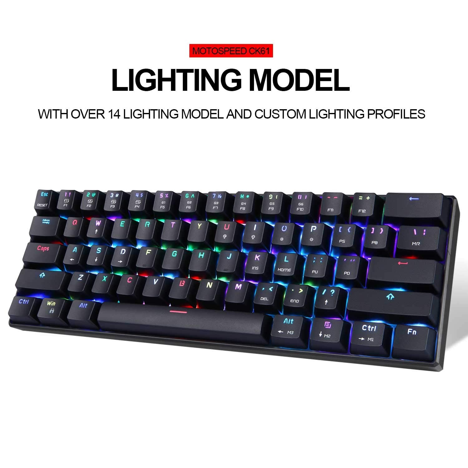 MOTOSPEED CK61 60% MECHANICAL GAMING KEYBOARD