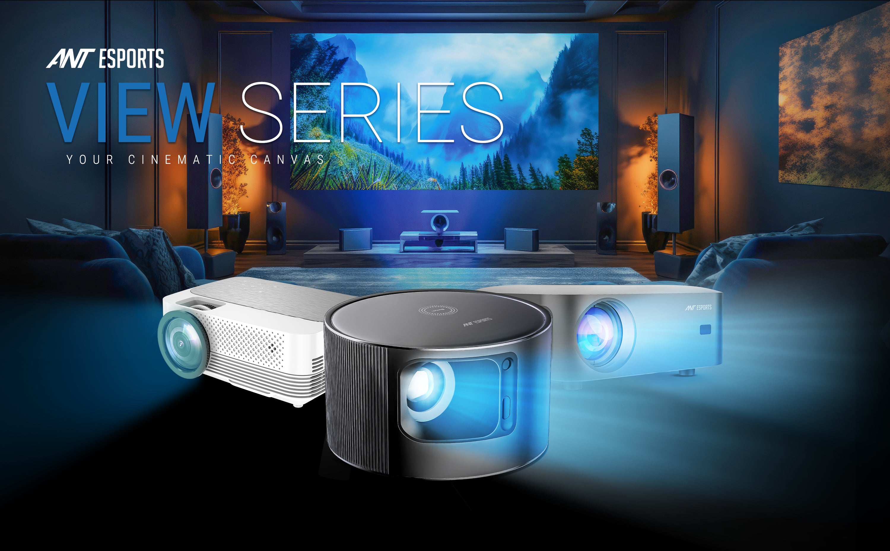 Ant Esports launches View 511, 611, 811 Smart LED projectors