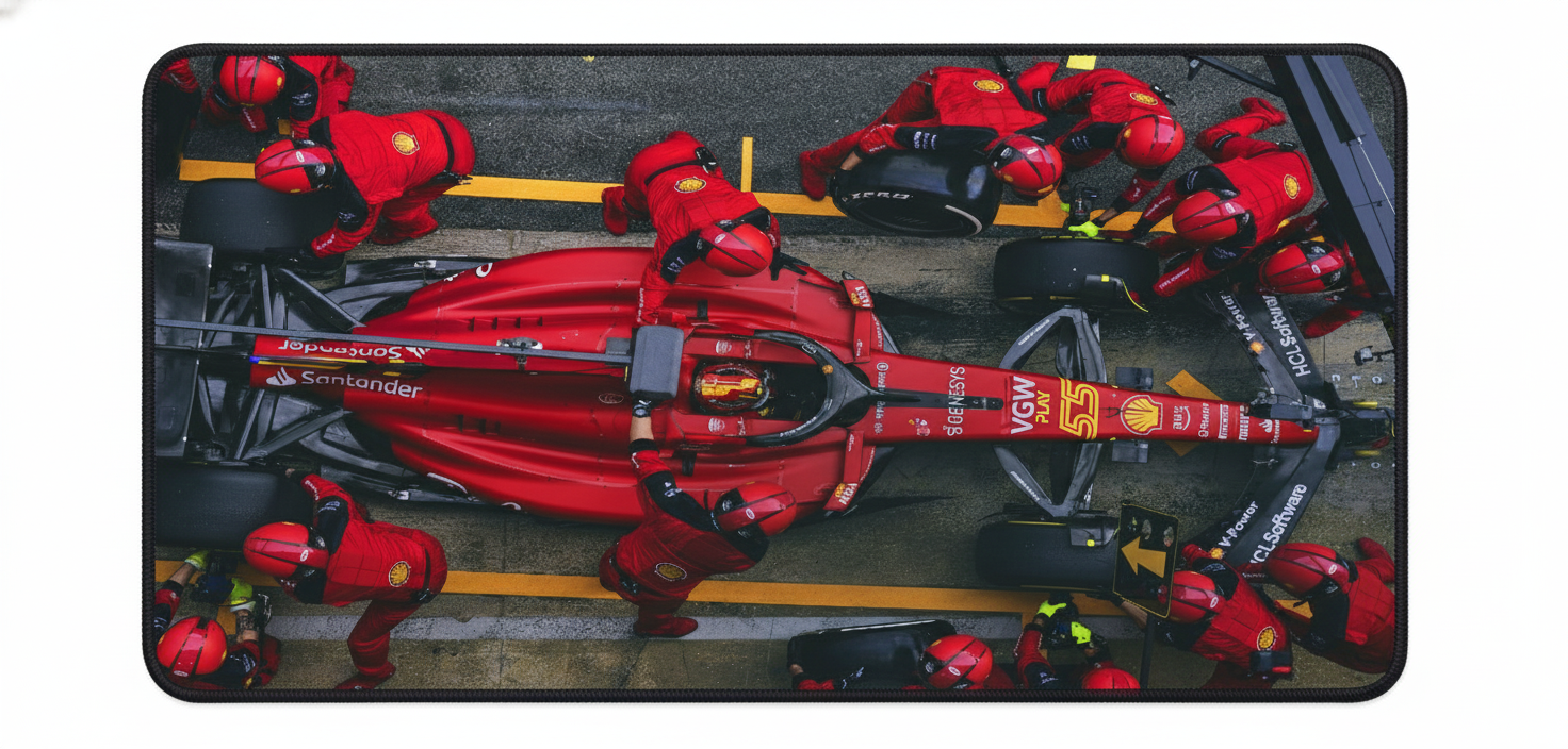 SF-23 'Pit Crew' Edition Deskmat (XL)