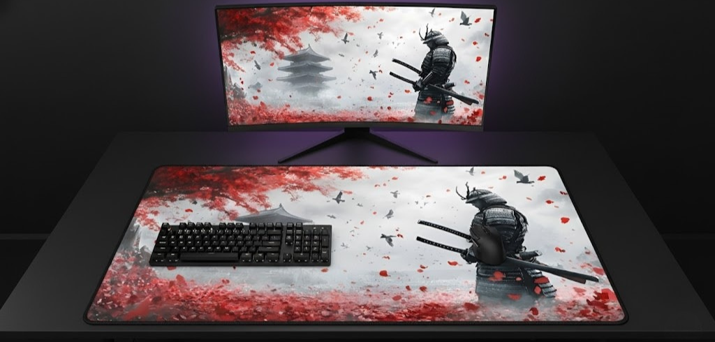 Cherry Blossom Samurai Deskmat (XL)