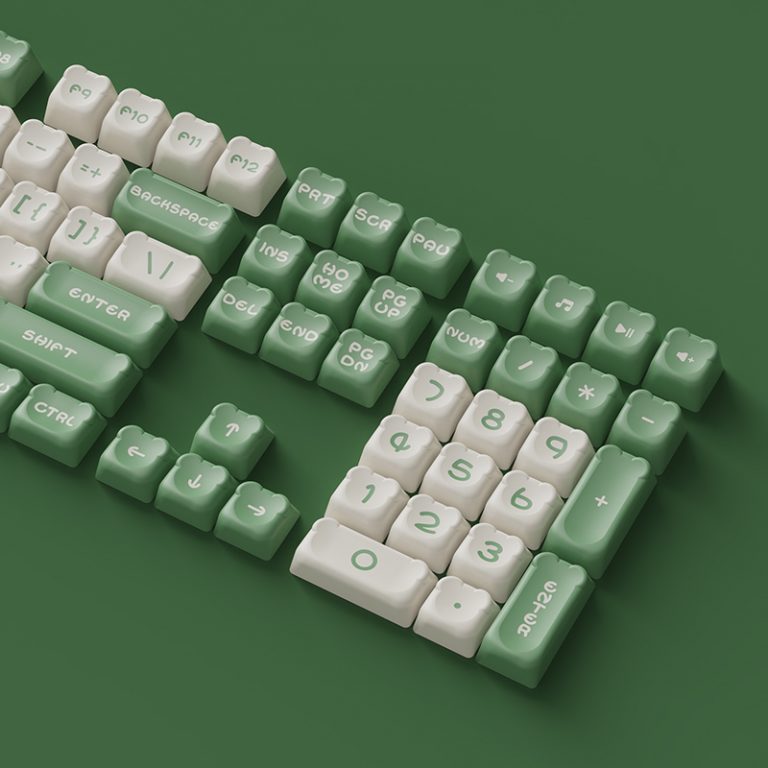 Akko Matcha Bear Keycap Set (122-key)