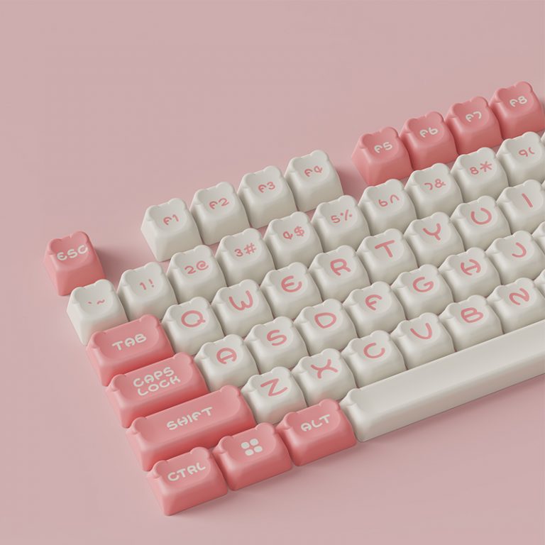 Akko Sakura Bear Keycap Set (122-key)