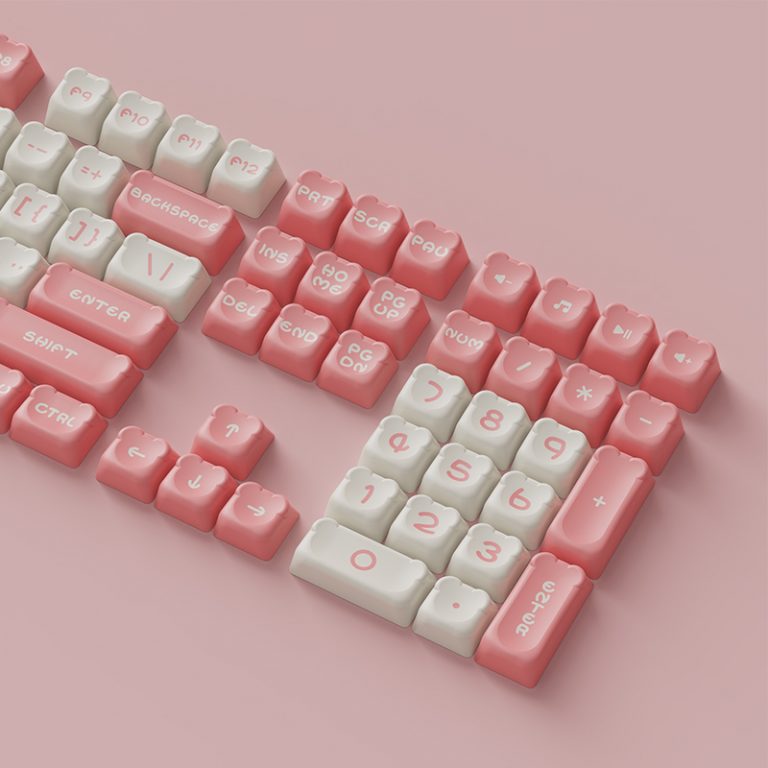 Akko Sakura Bear Keycap Set (122-key)