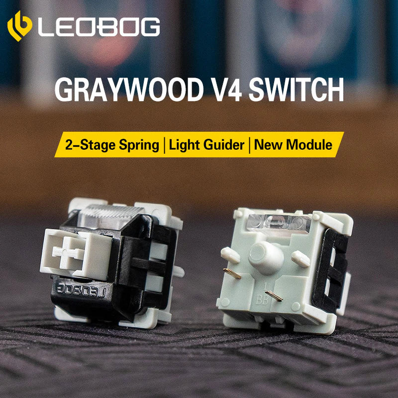 LEOBOG GRAYWOOD V4 SWITCH (35 Switches Pack)