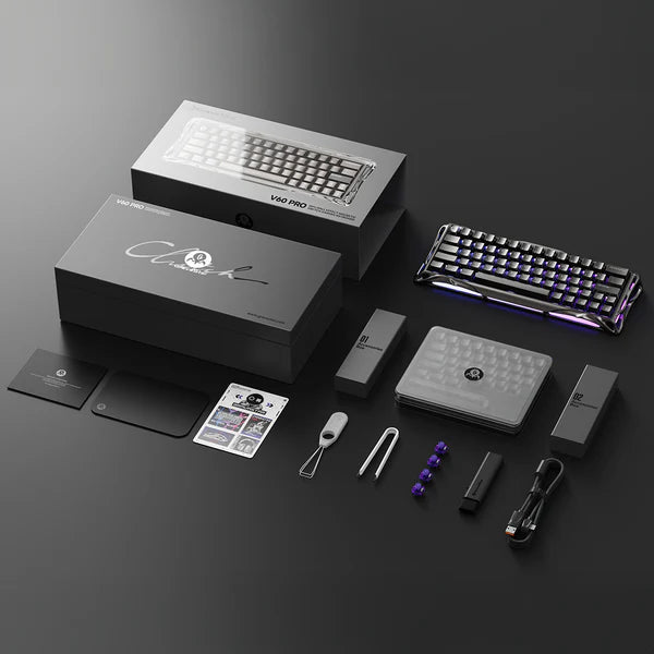 Gravastar Mercury V60 Pro Deluxe Edition – Dual Keycap Gift Box Set